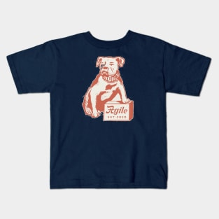 Bulldog on block 2020 Kids T-Shirt